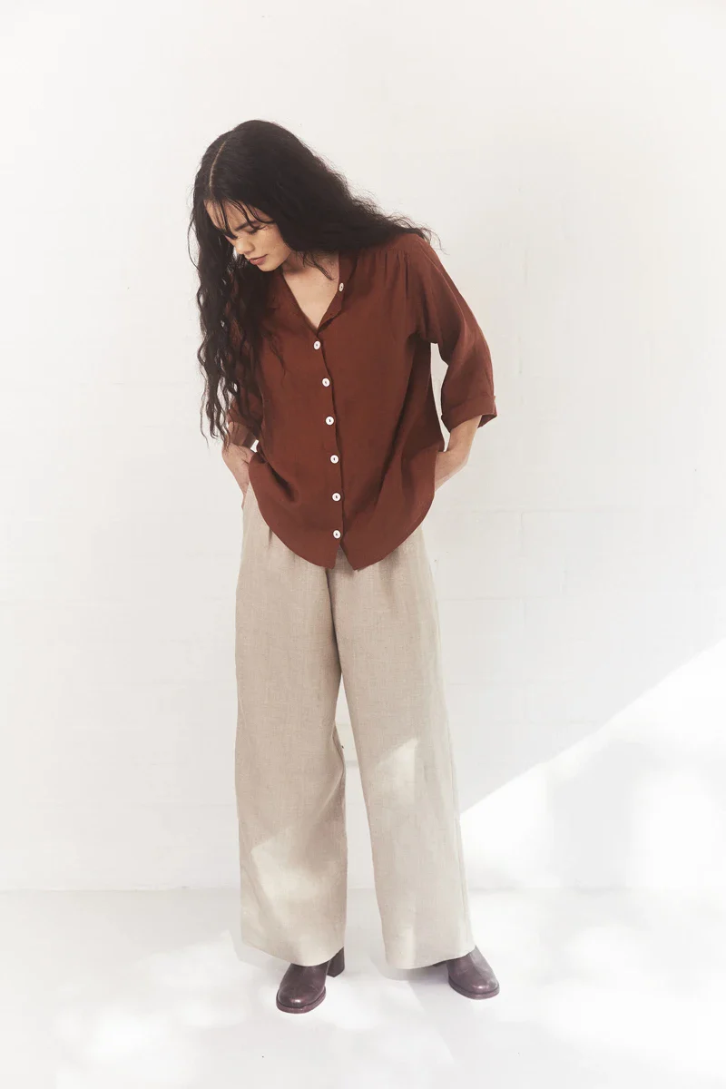 Very Useful Blouse | Terracotta - Barbeachs