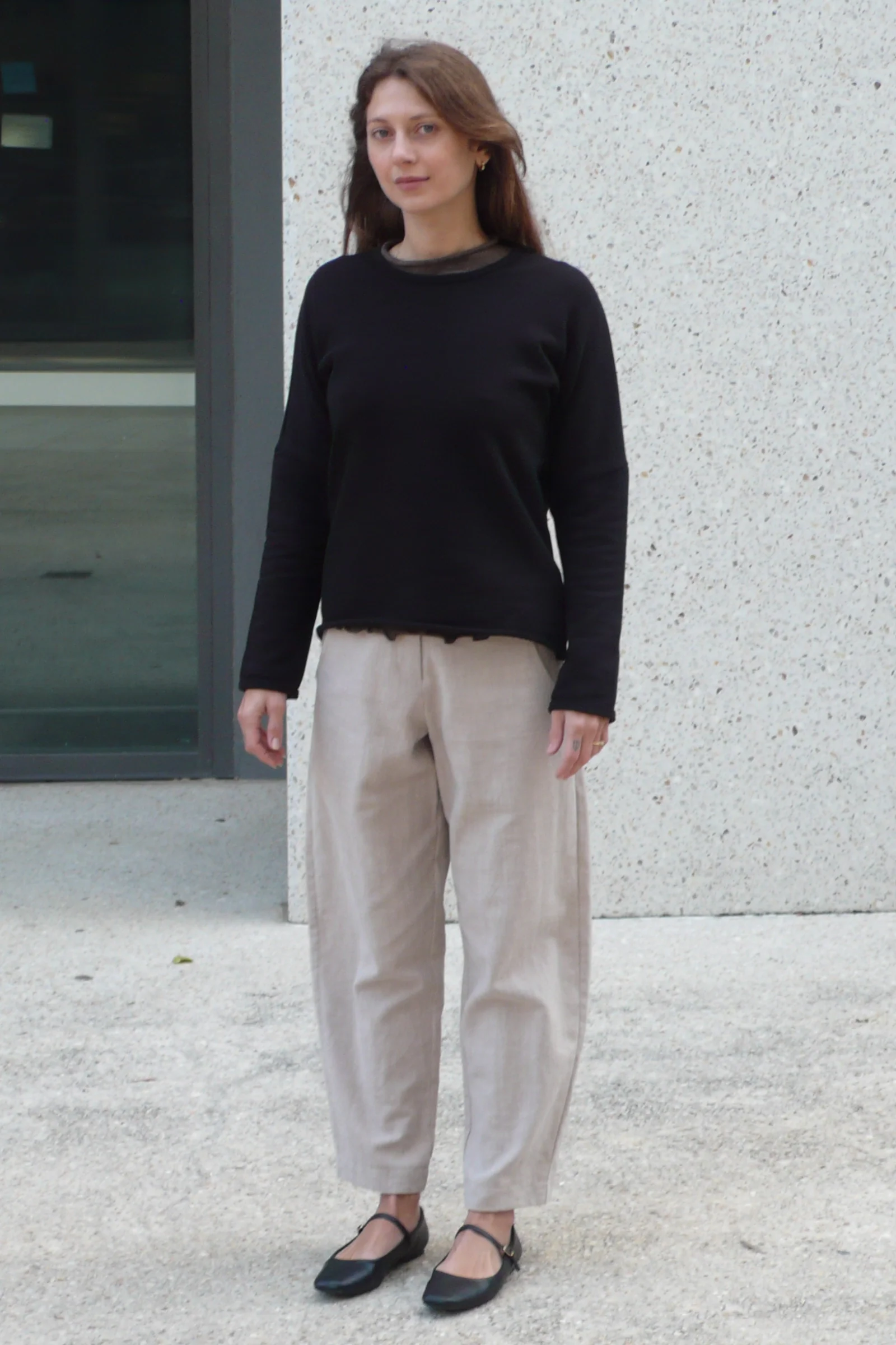 Organic Cotton Fleece Sweatshirt | Black