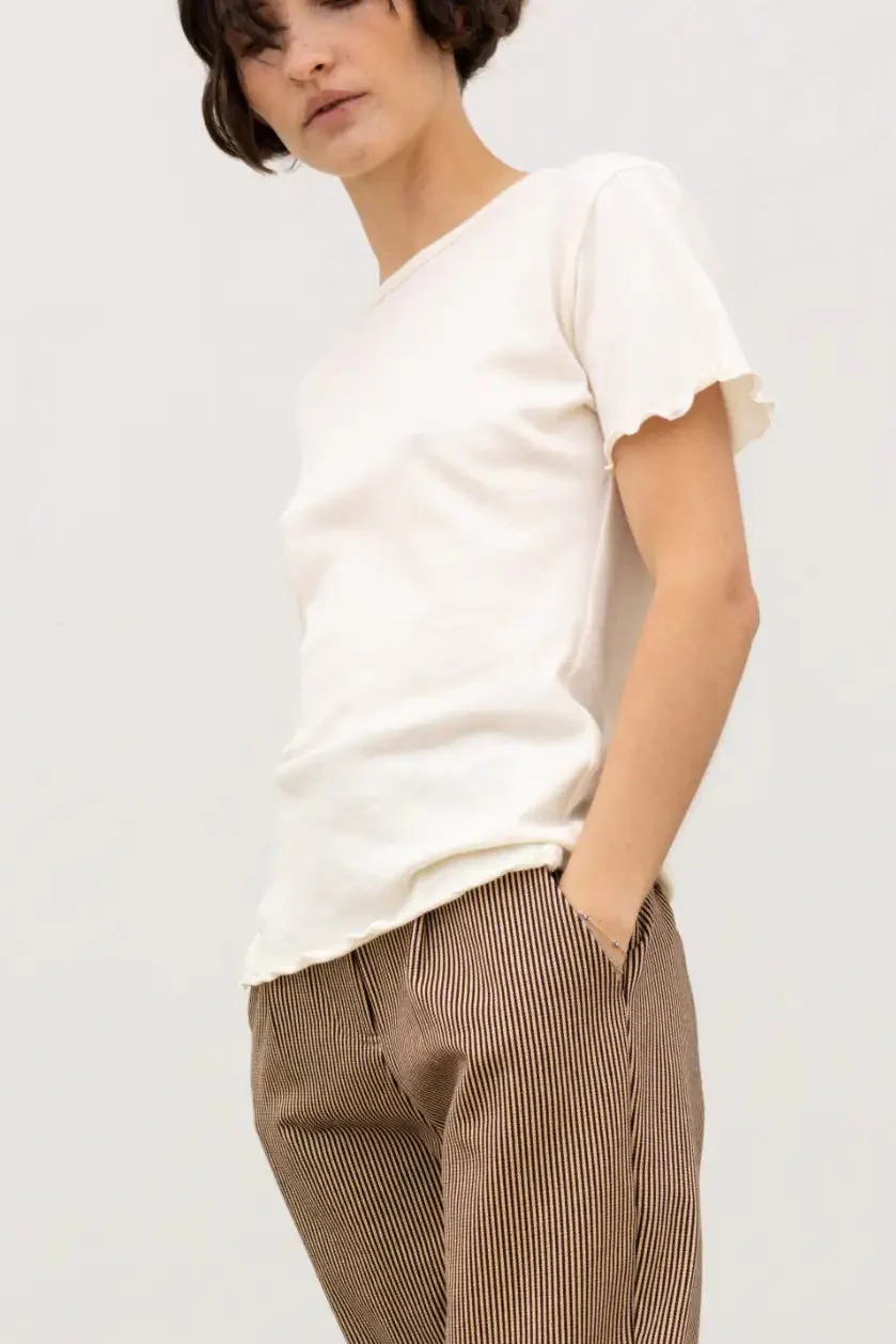Organic Cotton Light Tee | Cream