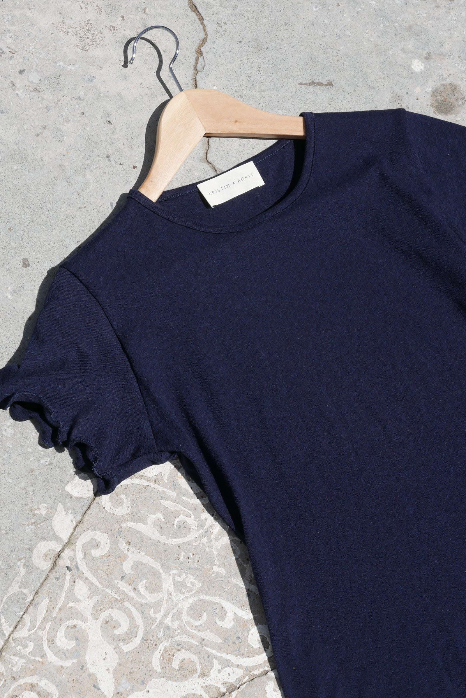 Organic Cotton Light Tee | Navy
