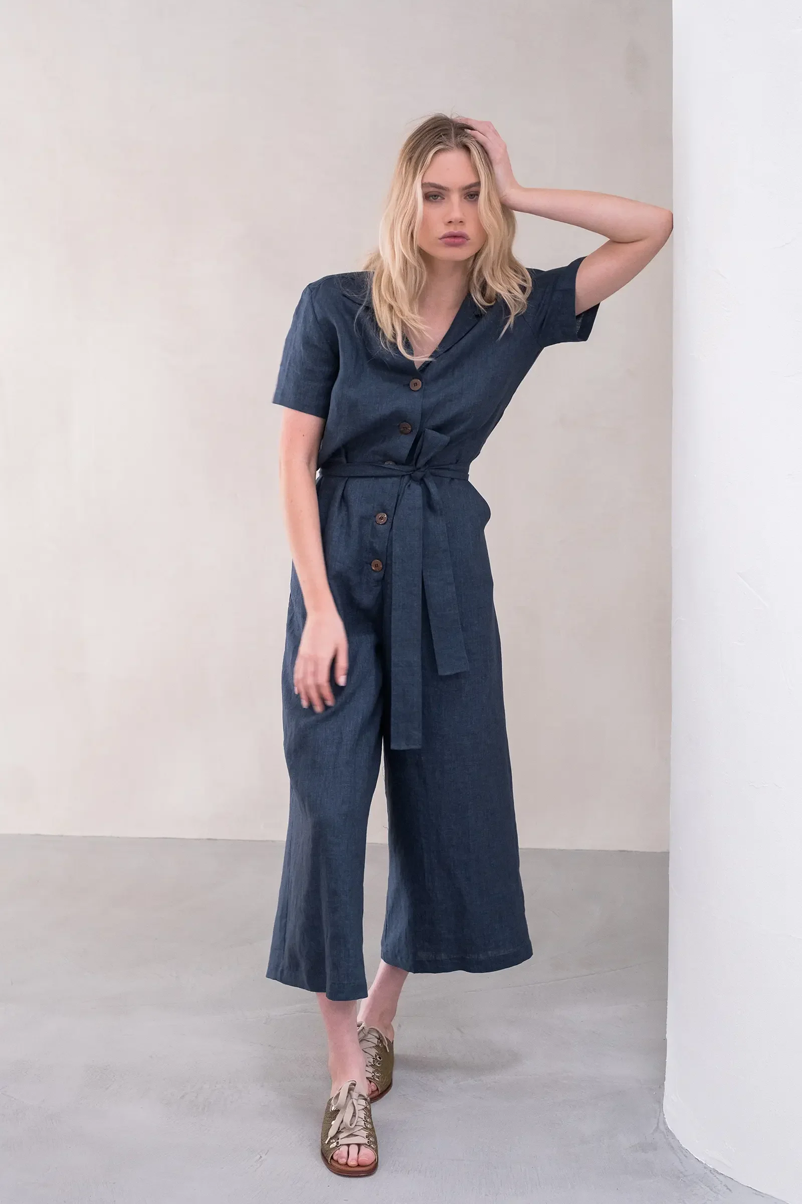 Short Sleeve Jumpsuit