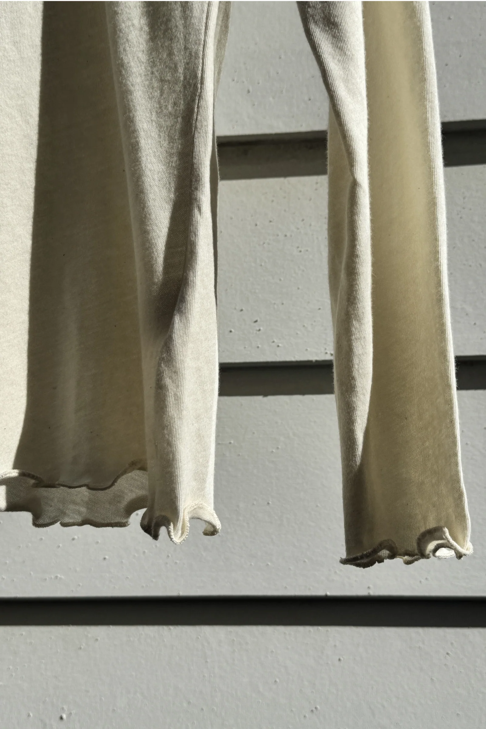 Organic Cotton Long Sleeve Tee | Cream