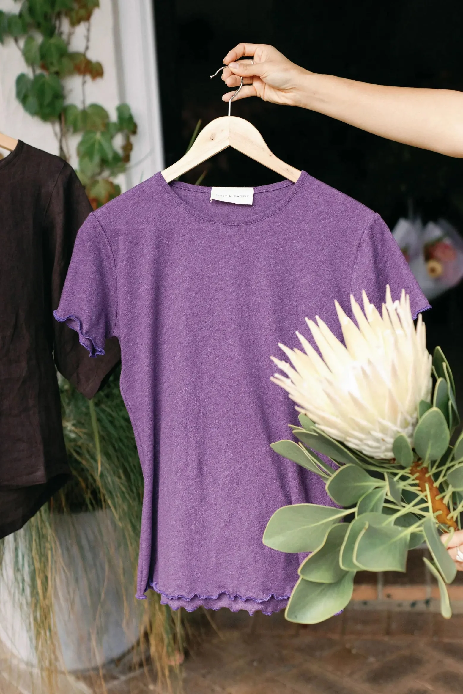 Organic Cotton Light Tee | Purple