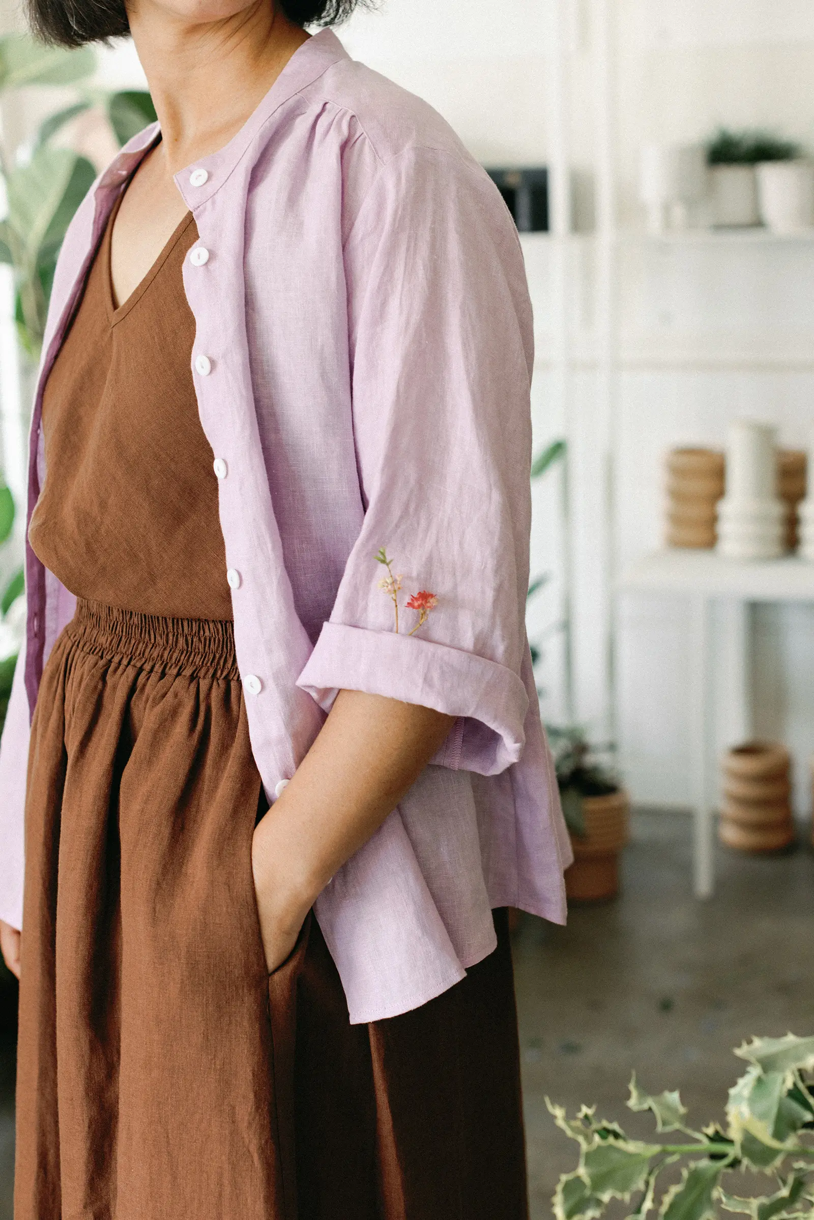 Midi Skirt | Cocoa Brown