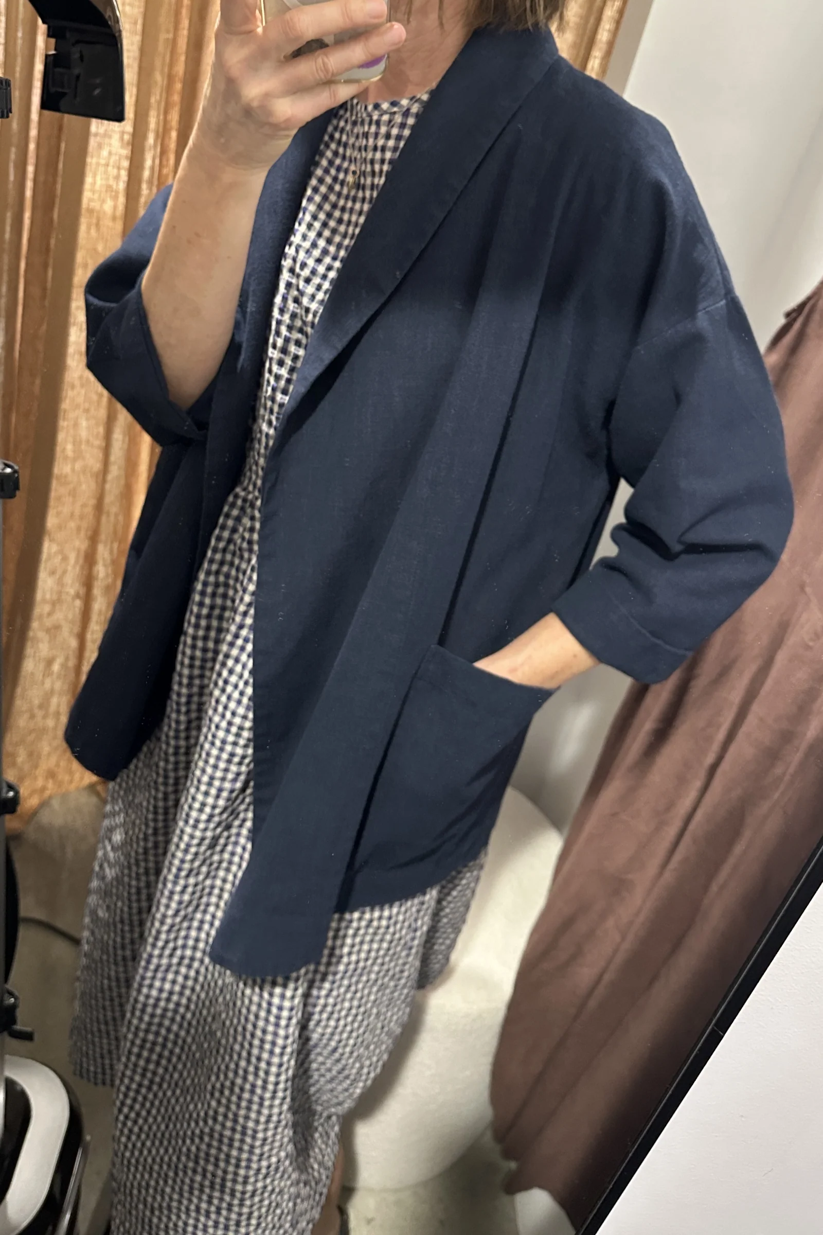 Raised Jacket | Indigo