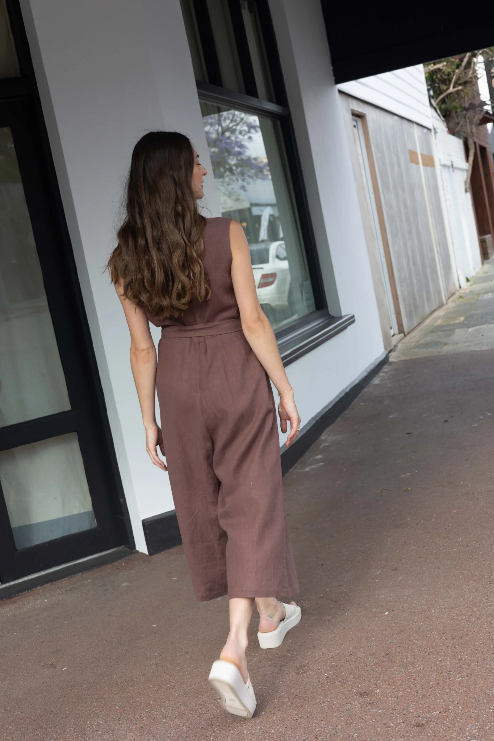 Sleeveless Jumpsuit | Cocoa