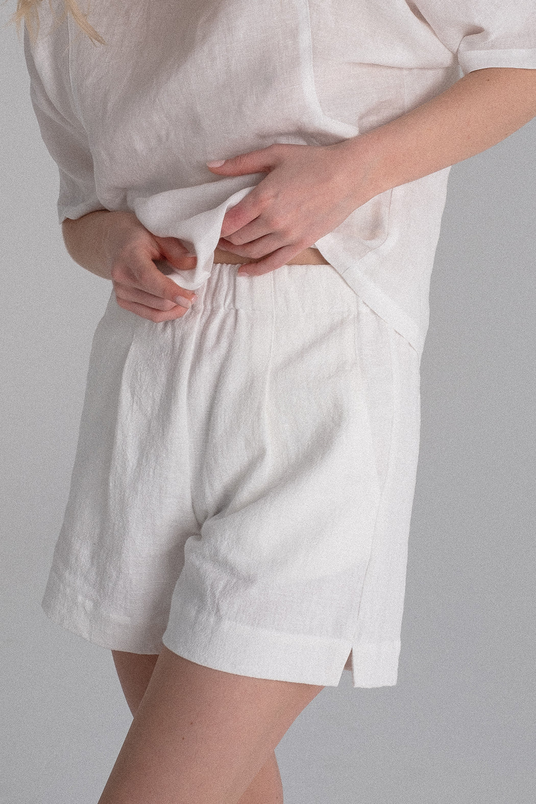 Beach Shorts | Chalk White