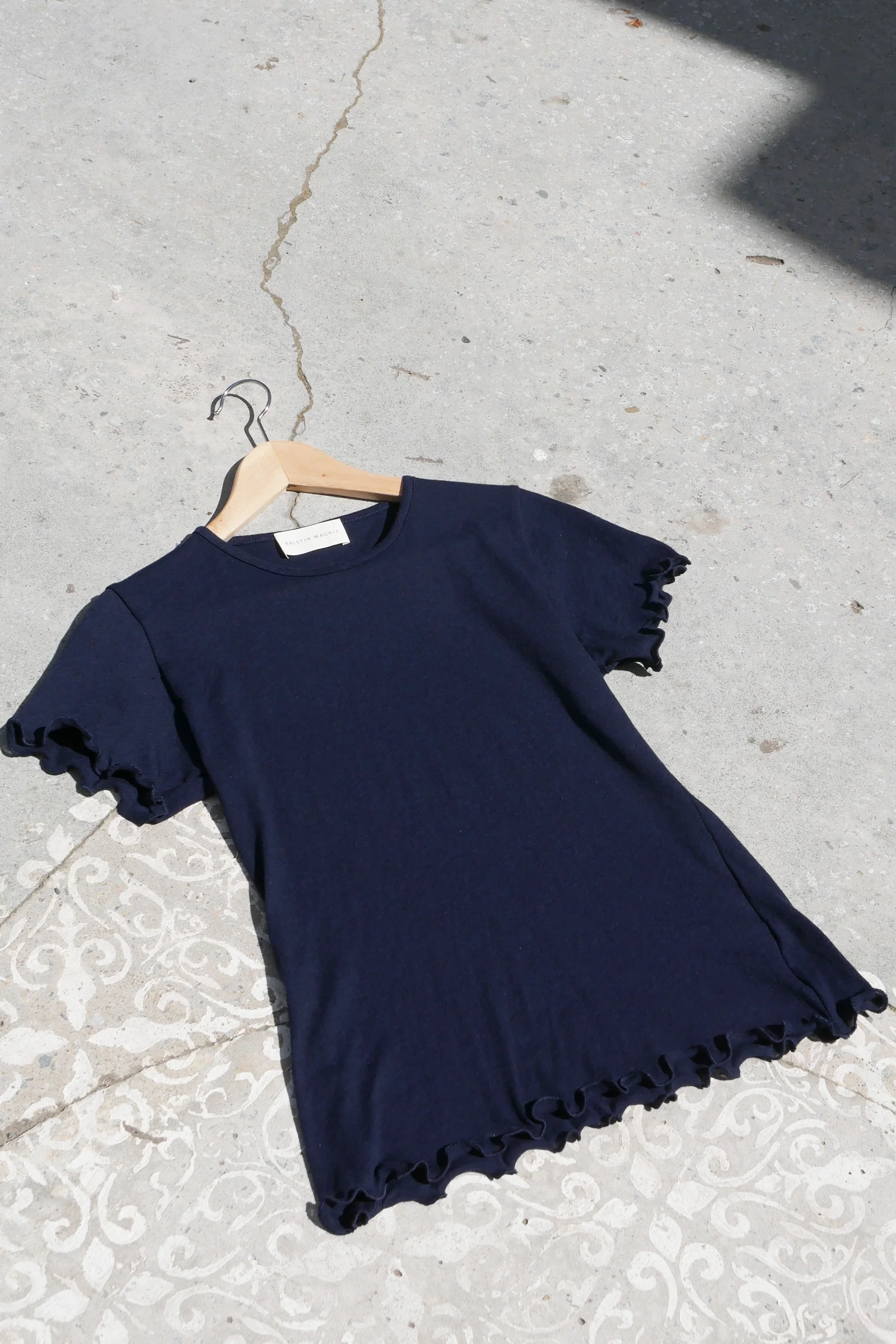 Organic Cotton Light Tee | Navy