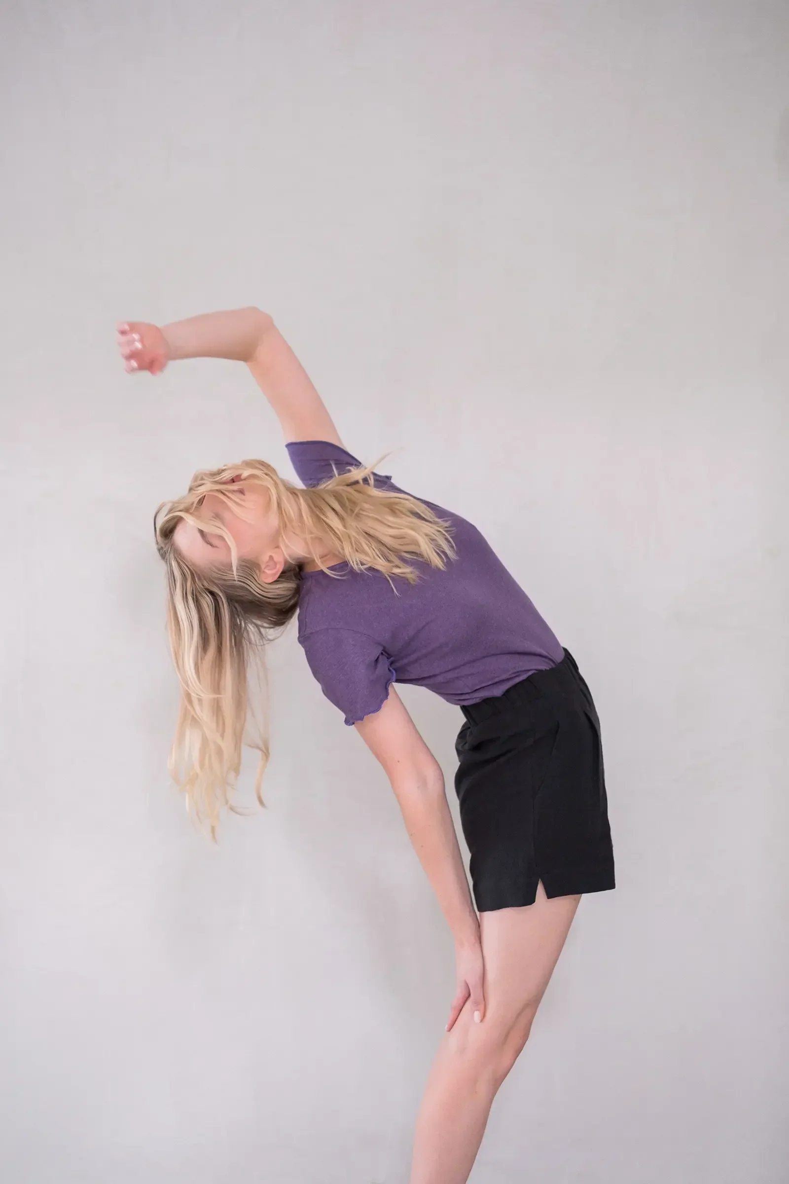 Organic Cotton Light Tee | Purple