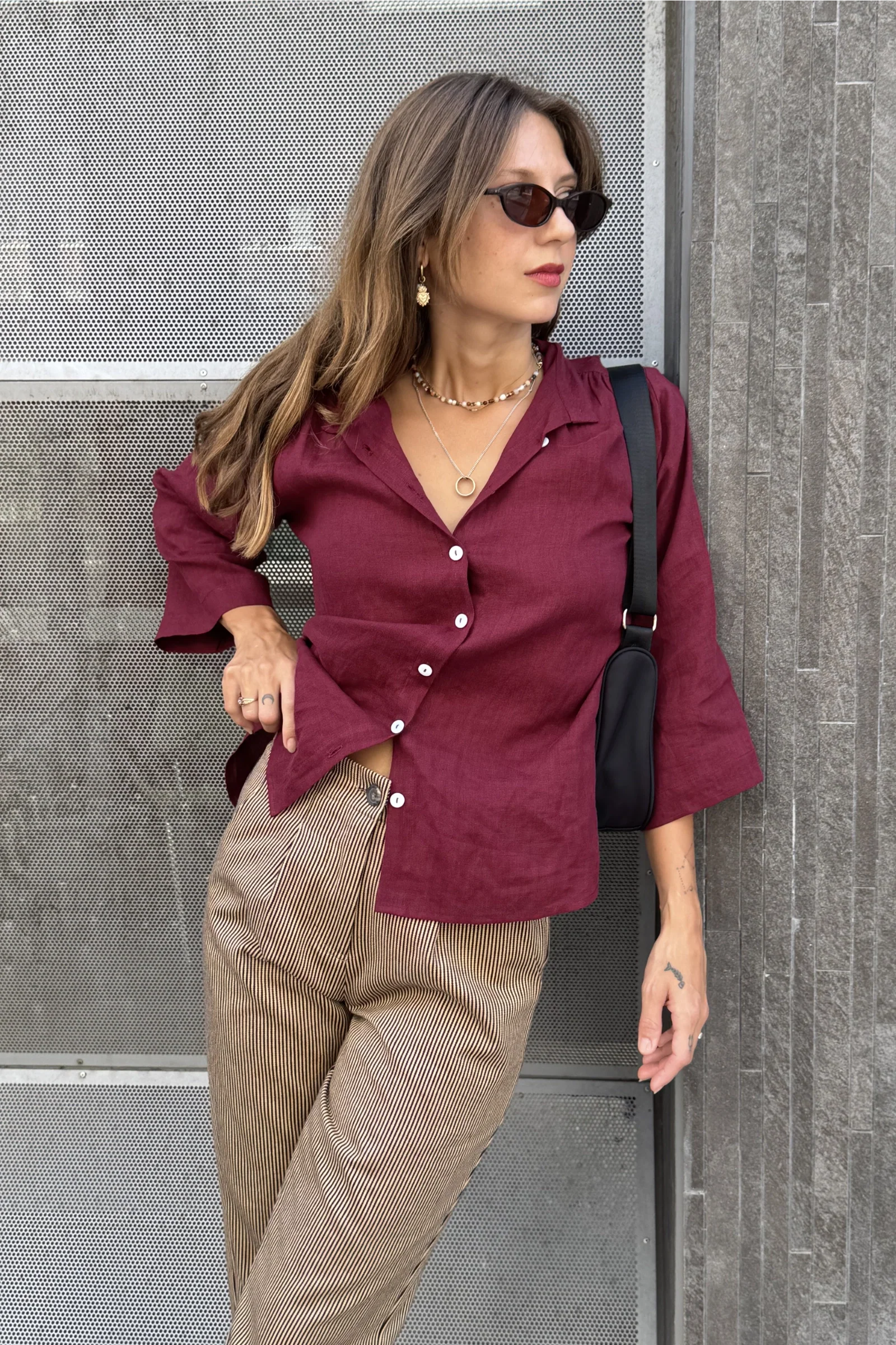 Very Useful Blouse | Burgundy