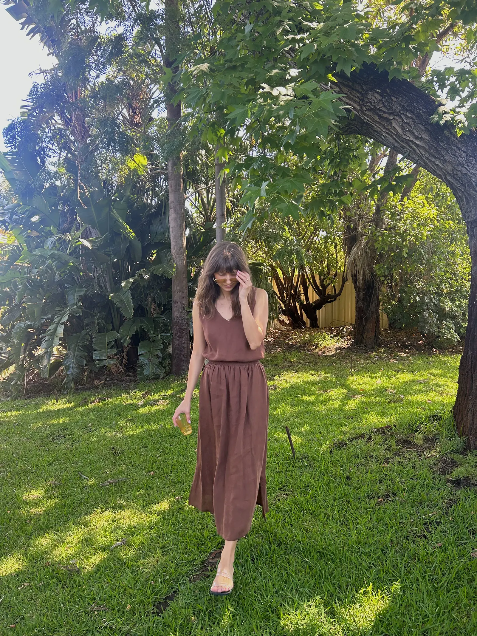 Midi Skirt | Cocoa Brown