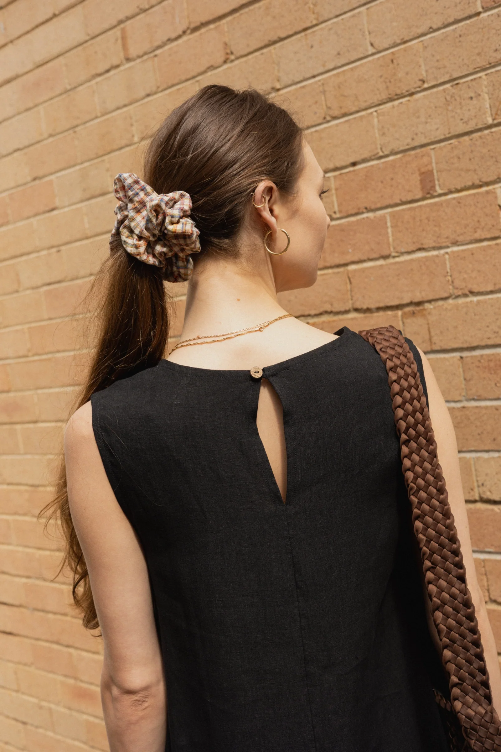 Asymmetric Maxi Dress | Black