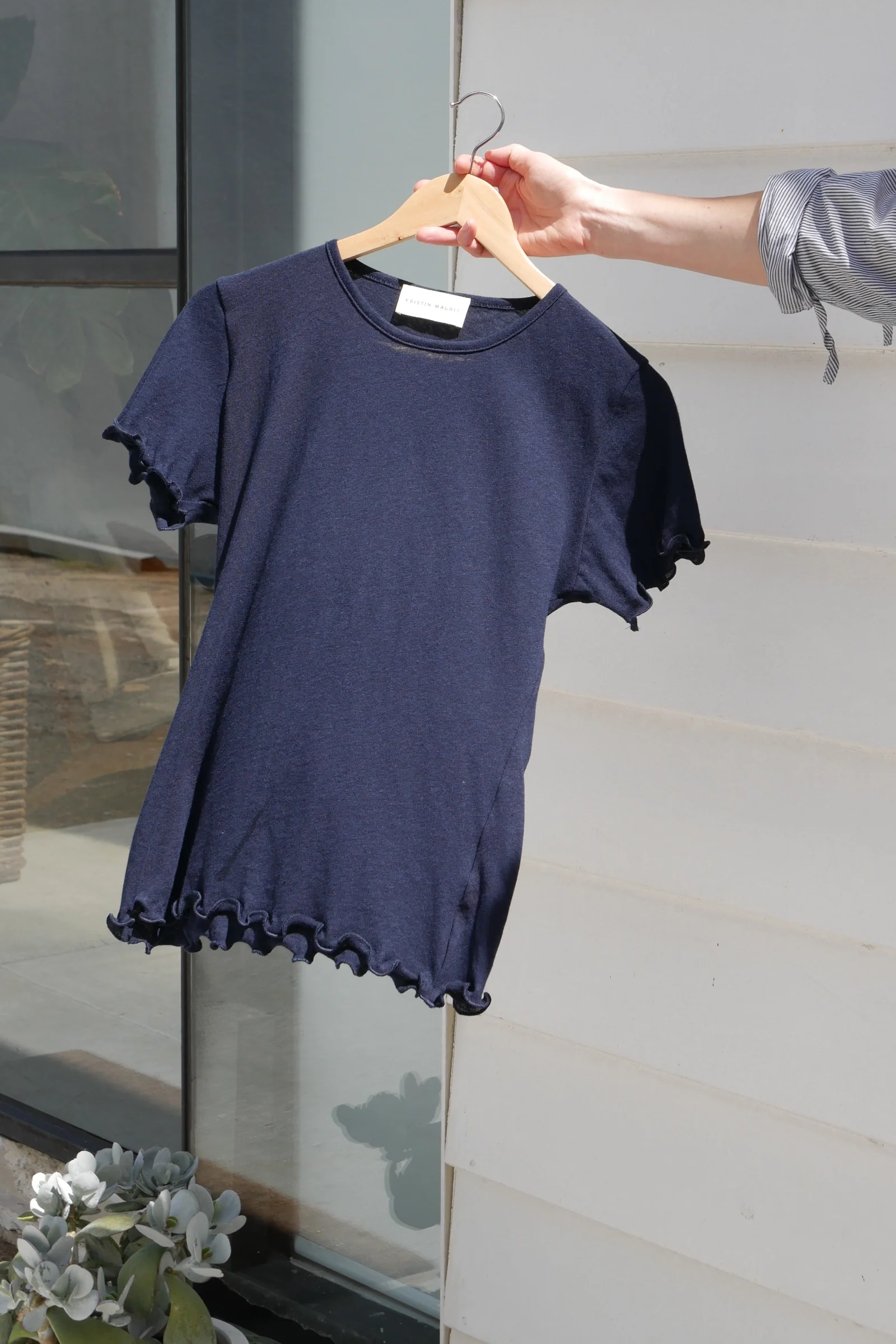 Organic Cotton Light Tee | Navy