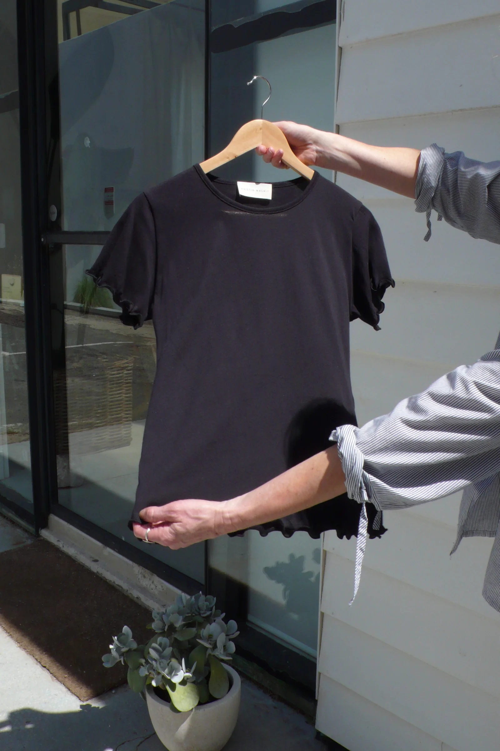 Organic Cotton Light Tee | Black